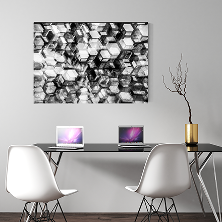 abstract-photo-art-black-and-white-modern-home-office-desk