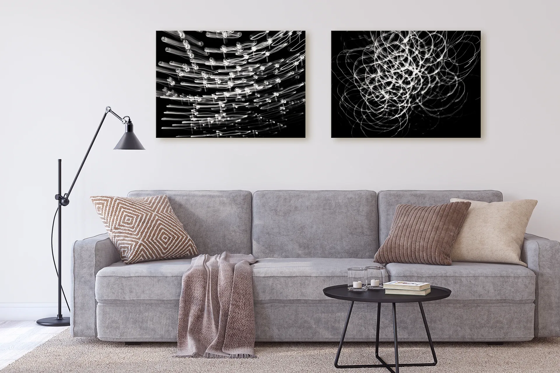 high-quality-wall-art-black-and-white-living-room-abstract