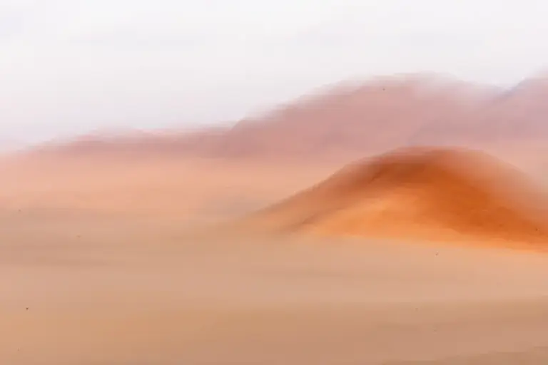 Abstract ICM colour photography of the Naukluft Mountains, Namibia – Earth, Spirit, Wind by Marion Rockstroh-Kruft